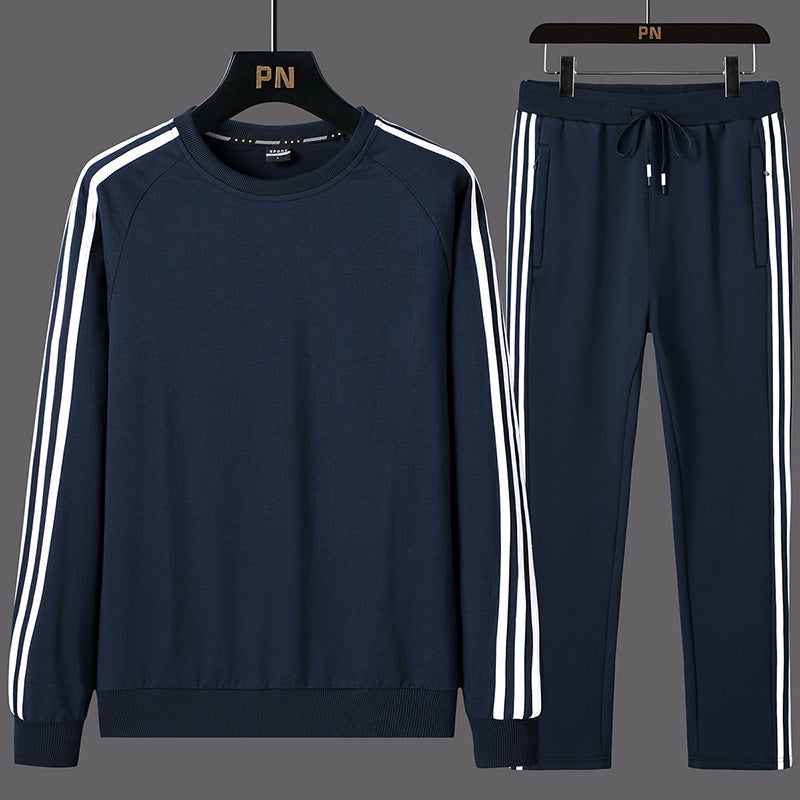Men's Casual Sportswear Two-Piece Sweatshirt Sweatpants Suit