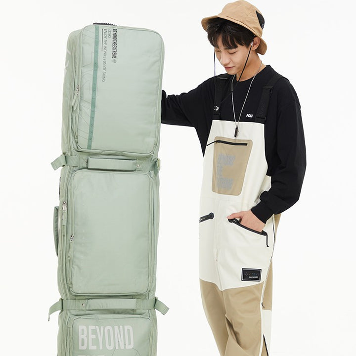Single Double Snowboard Storage Bag With Wheels