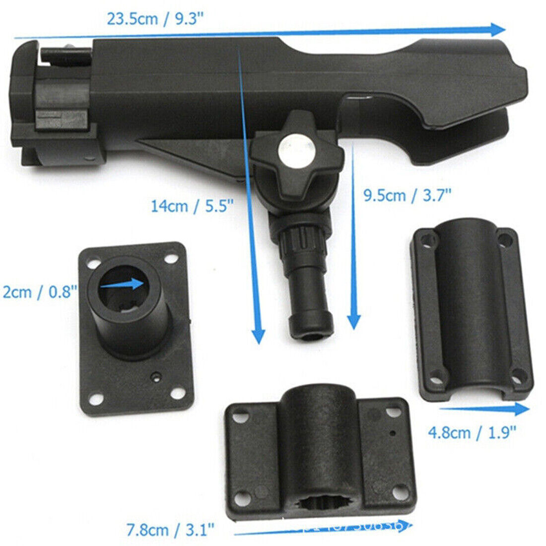 Adjustable Fishing Rod Holder Bracket For Kayak And Boat Set