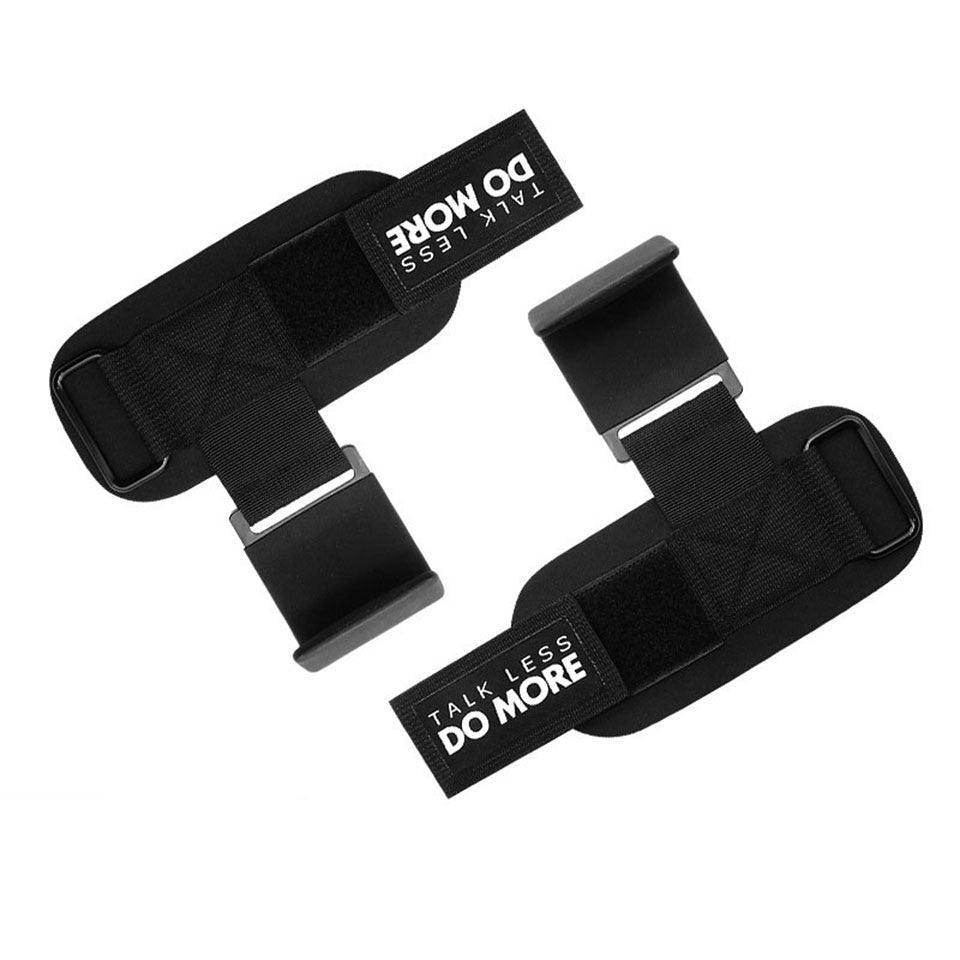 Weight Lifting Hook Grips Wrist Wrap Gym Training Straps