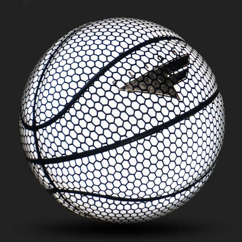 Reflective Basketball Night Glow Training Ball