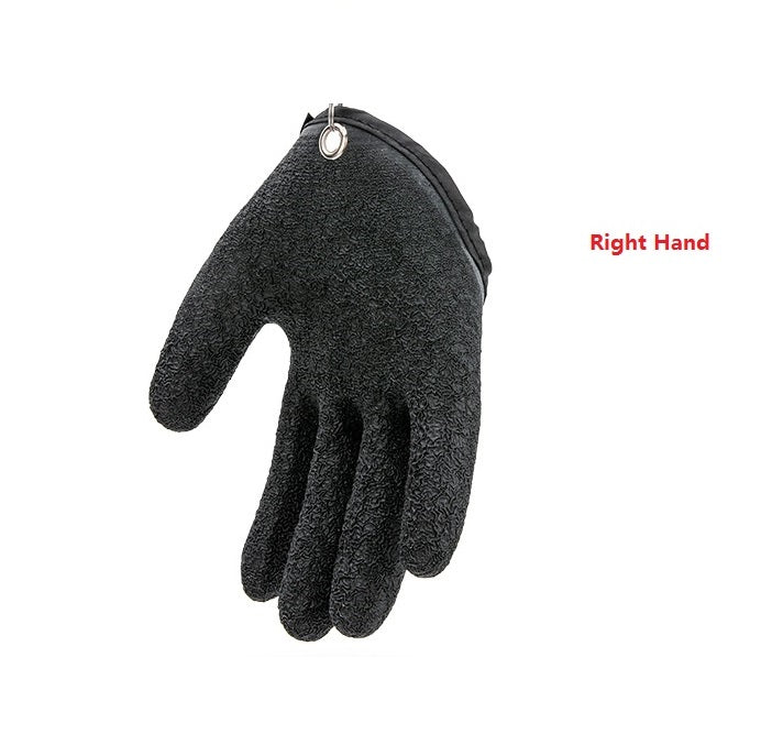 Professional Catch Fish Latex Hunting Gloves Left Right