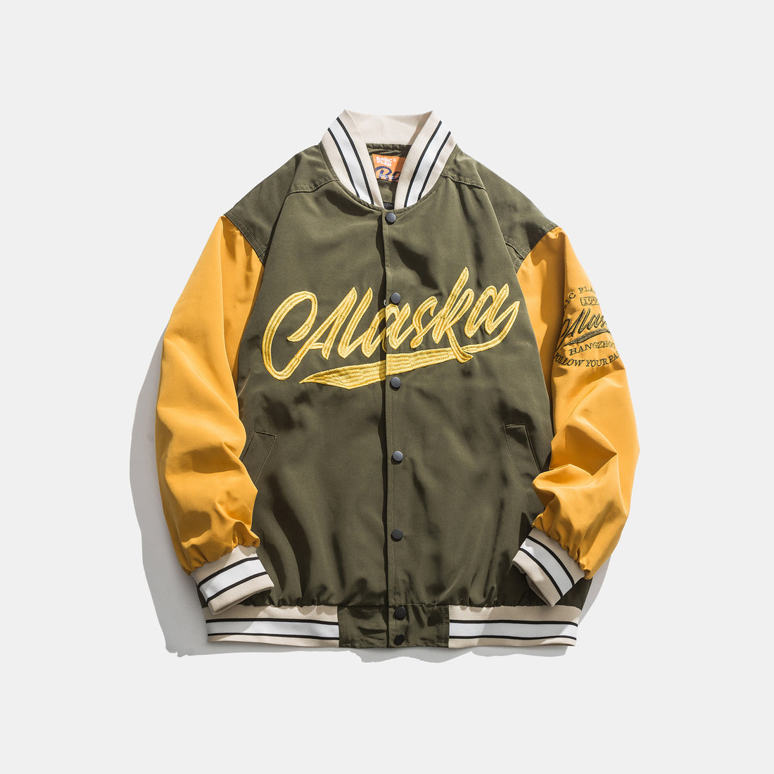 Japanese Embroidered Baseball Cotton Jersey