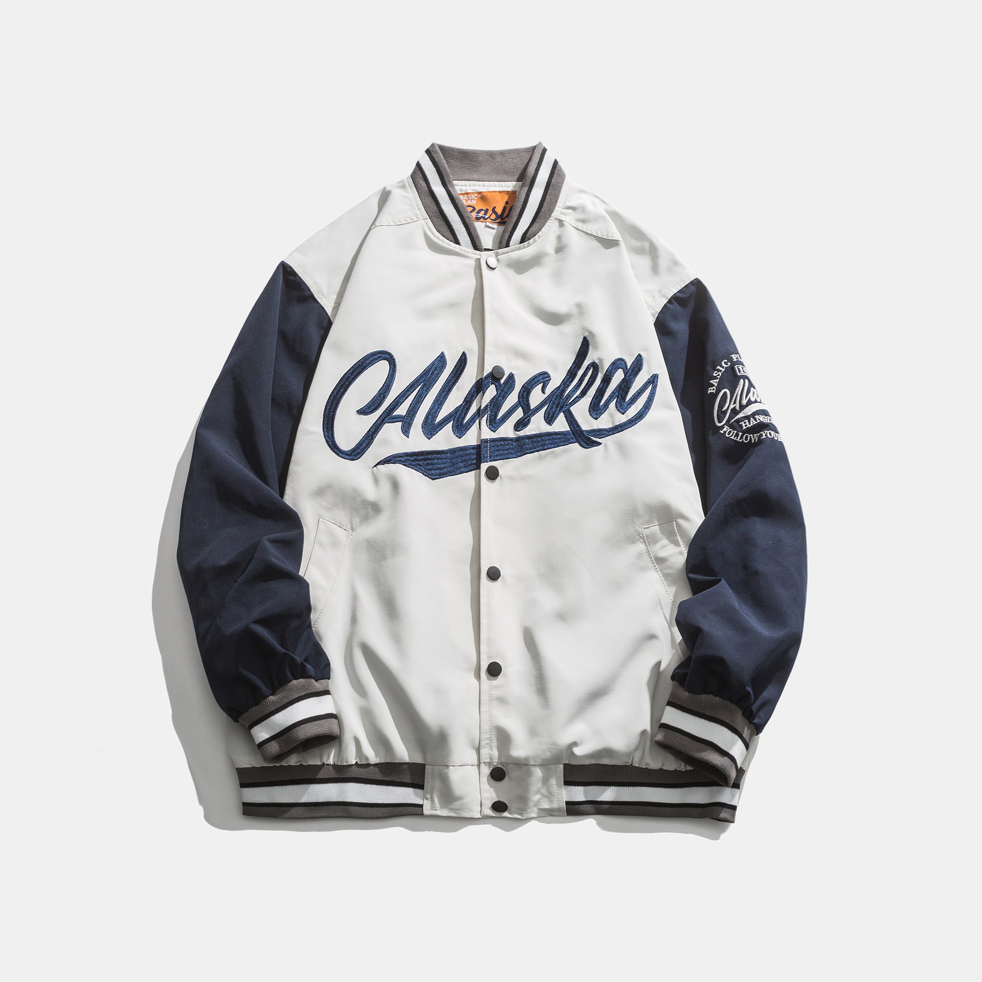 Japanese Embroidered Baseball Cotton Jersey