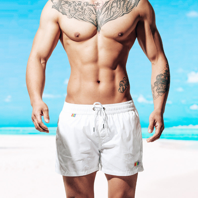 Beach Sports Loose Rainbow Swimming Shorts