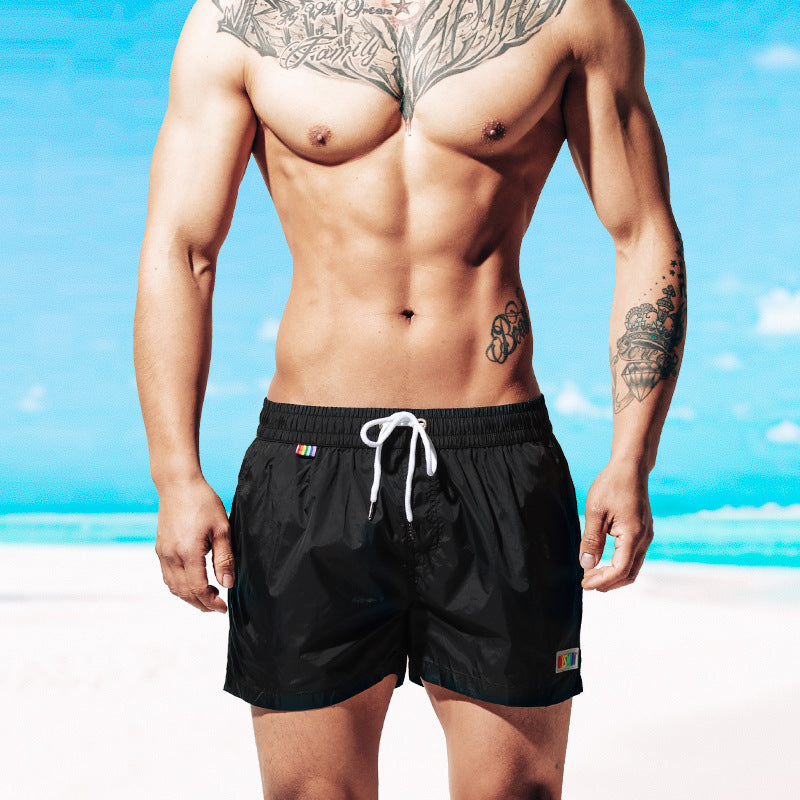 Beach Sports Loose Rainbow Swimming Shorts