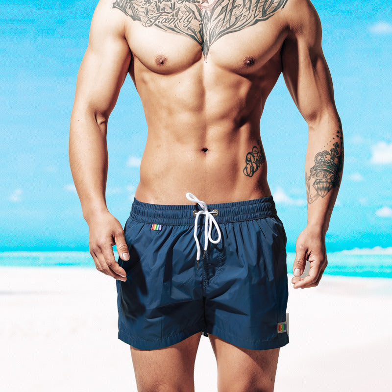 Beach Sports Loose Rainbow Swimming Shorts
