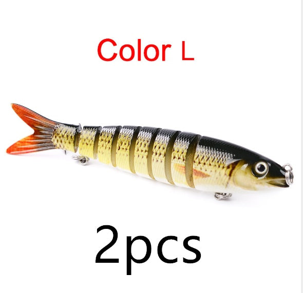 Multi Jointed Artificial Pike Fishing Lures