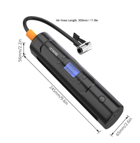 Portable Wireless Car Tire Air Pump With Digital Display