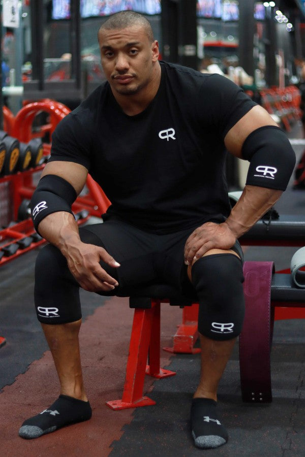 Fitness Protective Elbow Knee Wrist Support Weightlifting Set