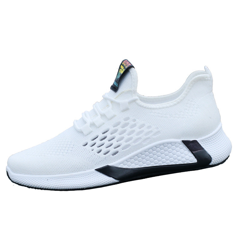 Men Breathable Mesh Casual Running Shoes Non Slip Low Top Comfort Sneakers