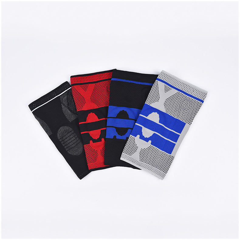 Sports Knitted Knee Pads Spring Support Shock Absorption