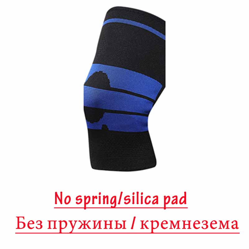 Sports Knitted Knee Pads Spring Support Shock Absorption
