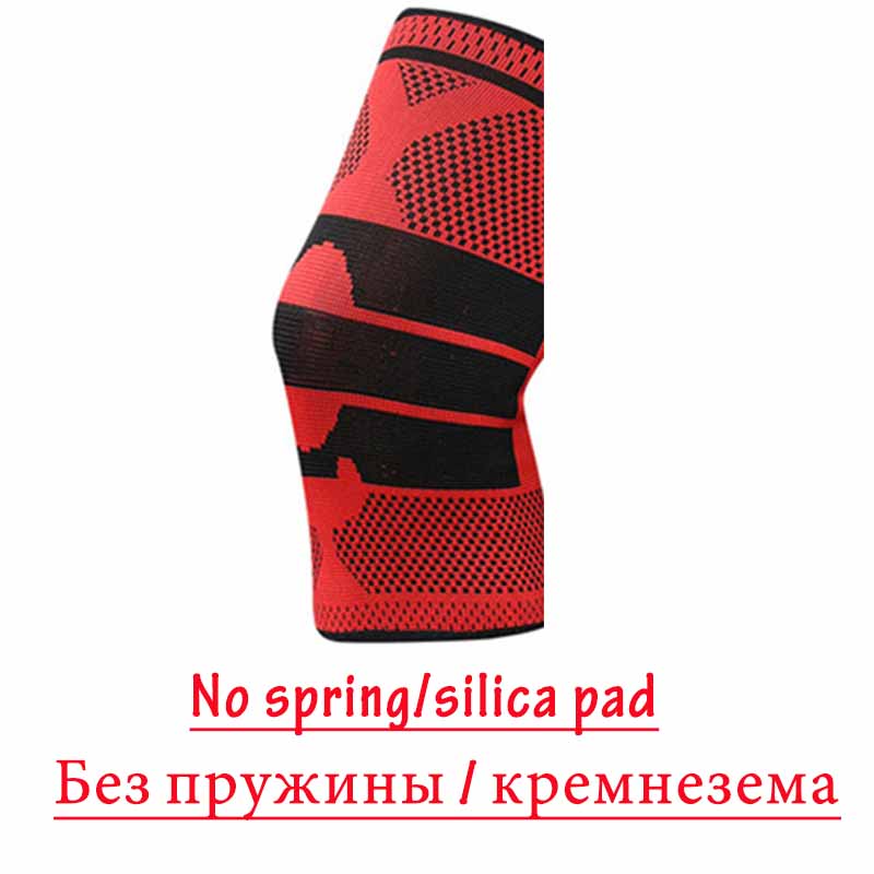 Sports Knitted Knee Pads Spring Support Shock Absorption