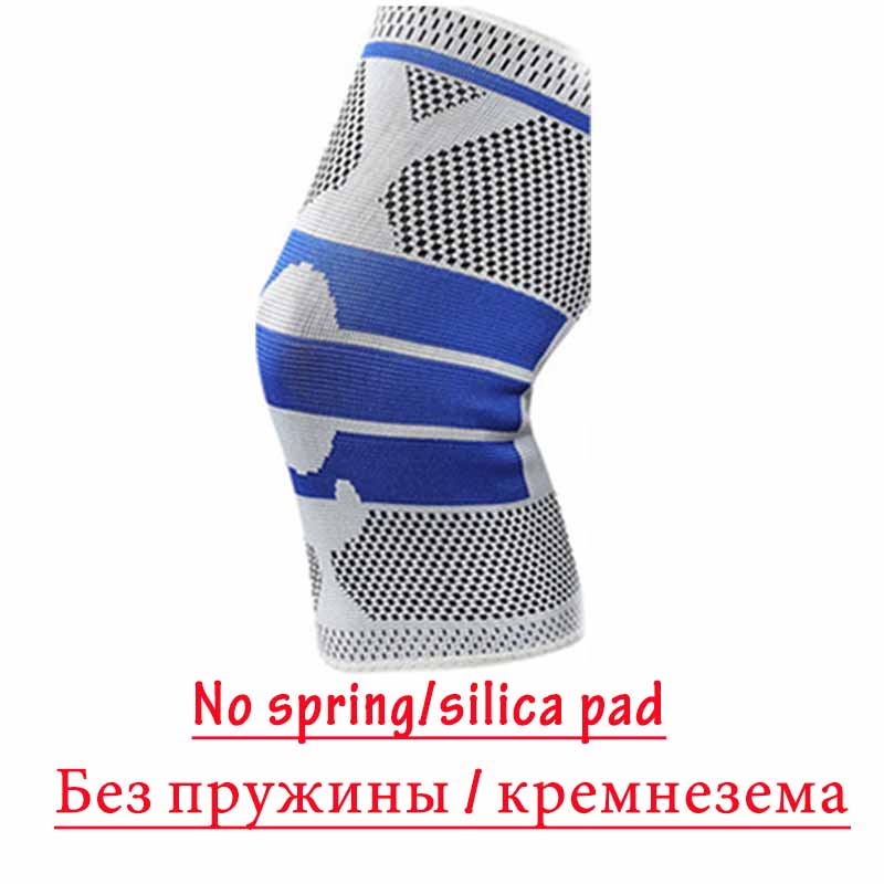 Sports Knitted Knee Pads Spring Support Shock Absorption