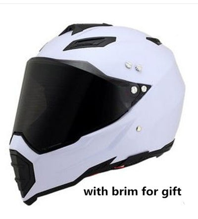 Dual Use Full Face Motorcycle Off Road Helmet Unisex Four Season