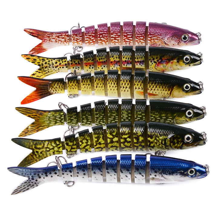 Multi Jointed Artificial Pike Fishing Lures