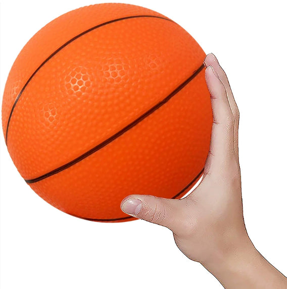 Rubber PVC Inflatable Basketball For Kids Outdoor Sports Durable