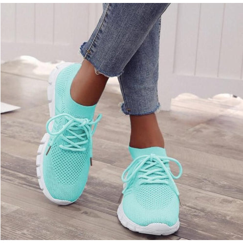 Women's High Cut Lace Up Platform Sneakers