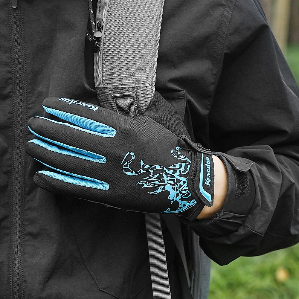 Outdoor Mountain Bike Breathable Shock-Absorbing Wear-Resistant Cycling Gloves