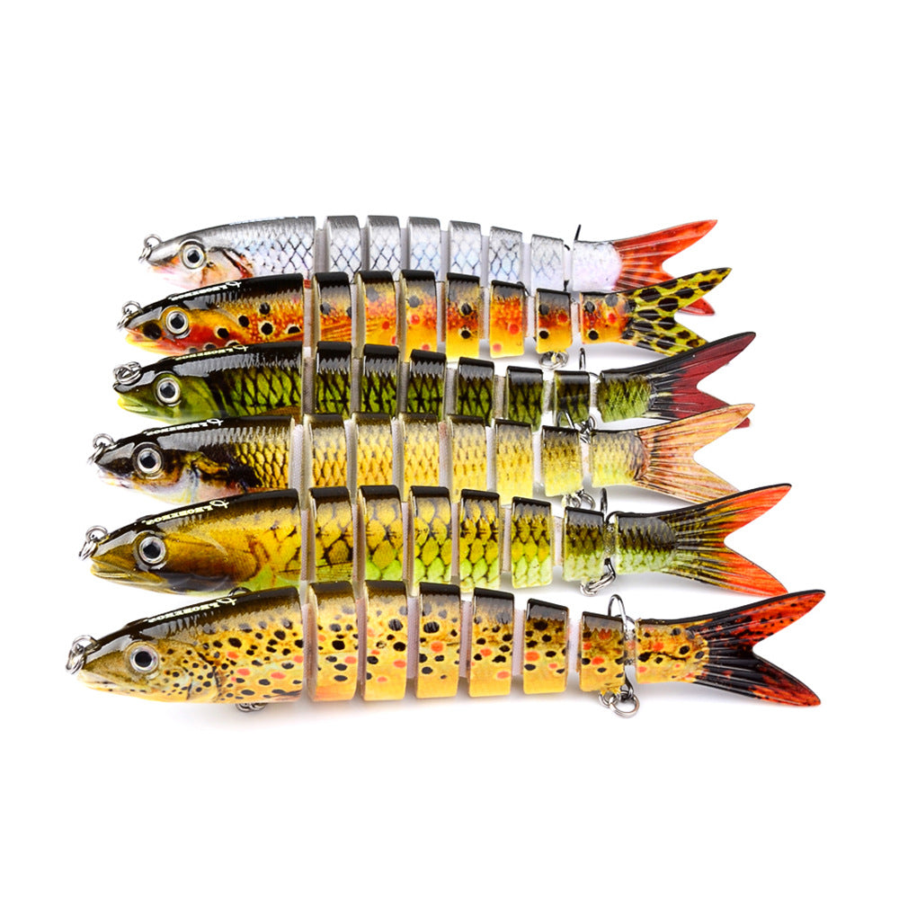 Multi Jointed Artificial Pike Fishing Lures