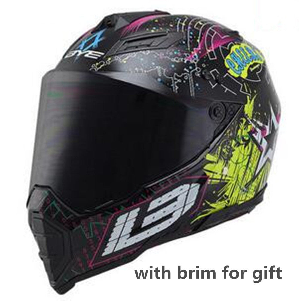 Dual Use Full Face Motorcycle Off Road Helmet Unisex Four Season