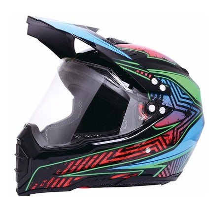 Dual Use Full Face Motorcycle Off Road Helmet Unisex Four Season