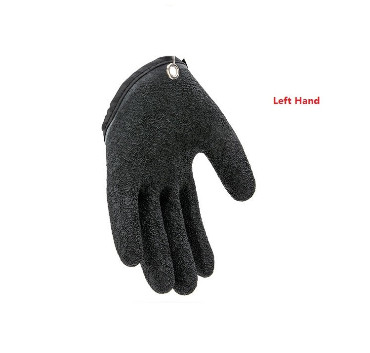 Professional Catch Fish Latex Hunting Gloves Left Right