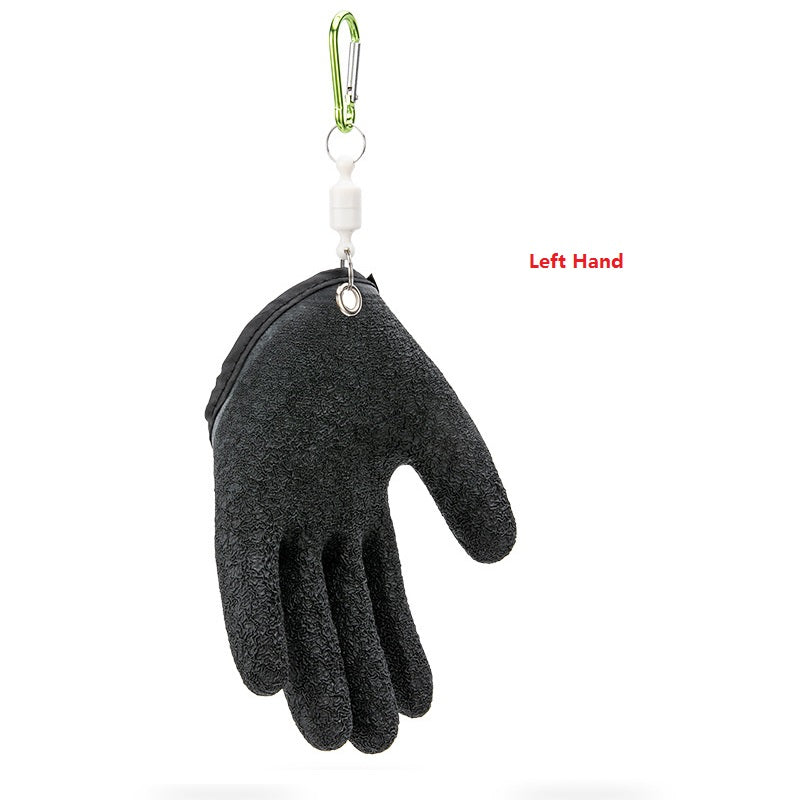 Professional Catch Fish Latex Hunting Gloves Left Right