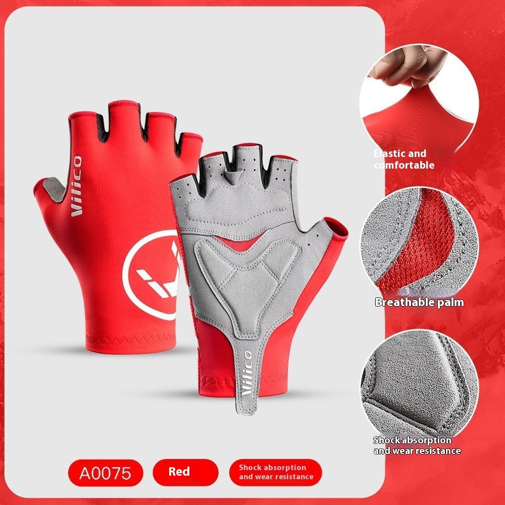 Spring Summer Outdoor Mountain Bike Riding Gloves Shock Absorbing