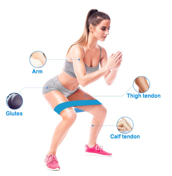 Resistance Bands Elastic Booty Workout Fitness Training Exercise Bands