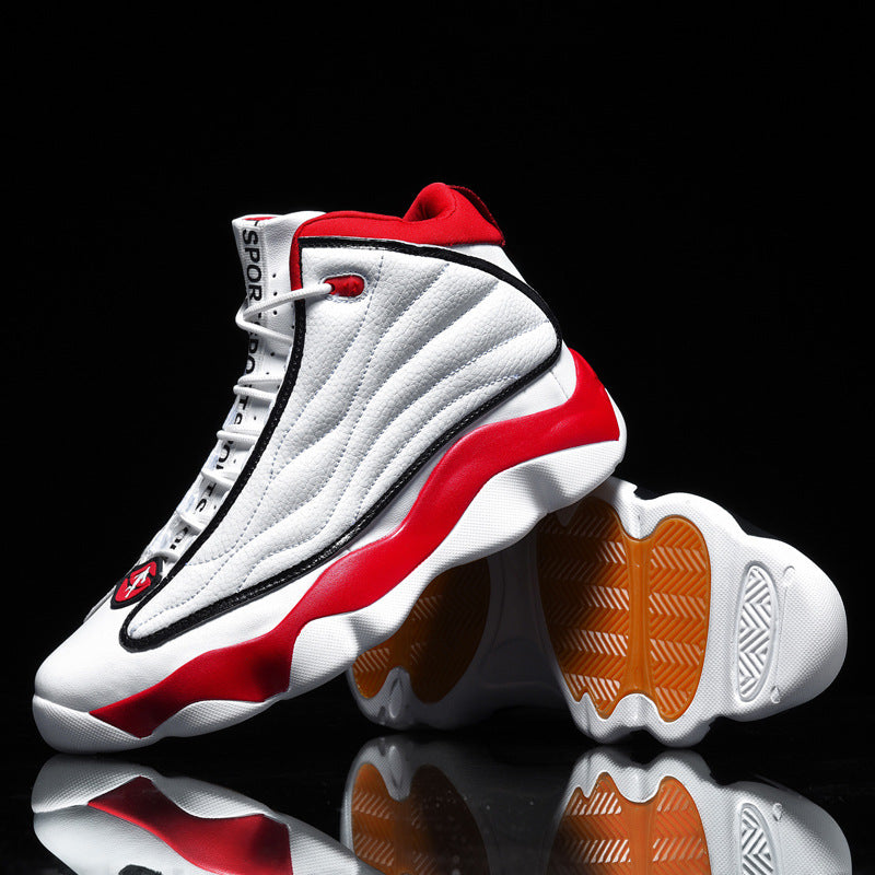 Fashion Thick Sole Wear-Resistant High-Top Basketball Shoes
