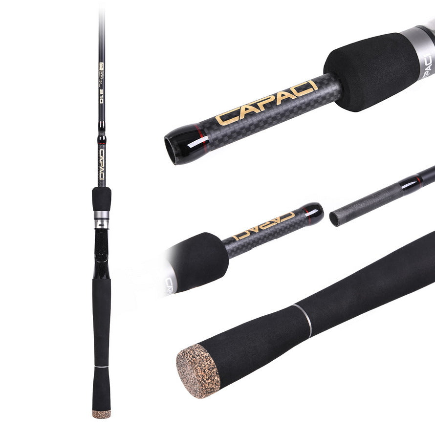 6.89 to 7.87 ft Straight Gun Handle Sea Fishing Rod For Perch Fishing