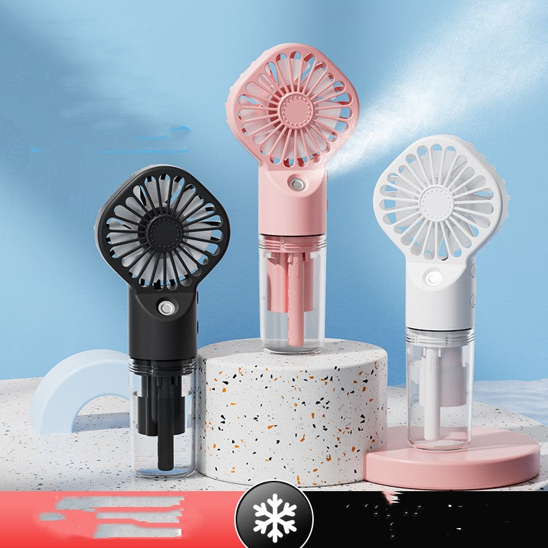 Portable USB Mist Fan Humidifying Cooling Fan