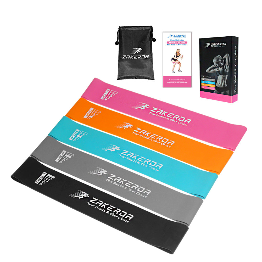 Yoga Resistance Bands Fitness Training Elastic Set