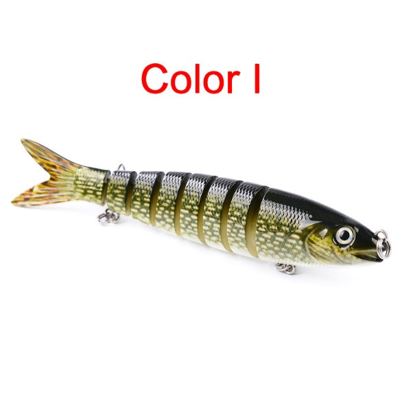 Multi Jointed Artificial Pike Fishing Lures
