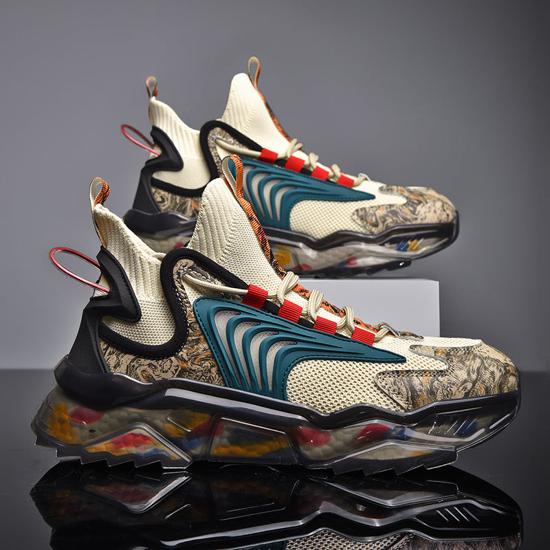 Breathable Mesh Running Basketball Shoes For Sports And Leisure