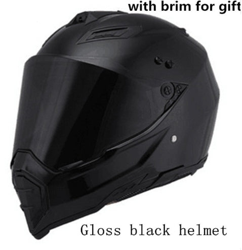 Dual Use Full Face Motorcycle Off Road Helmet Unisex Four Season