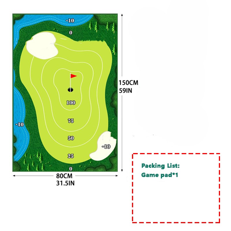 Golf Swing Training Mat Practice Pad