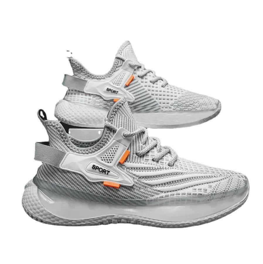 Men's Fly Woven Mesh Breathable Platform Sneakers
