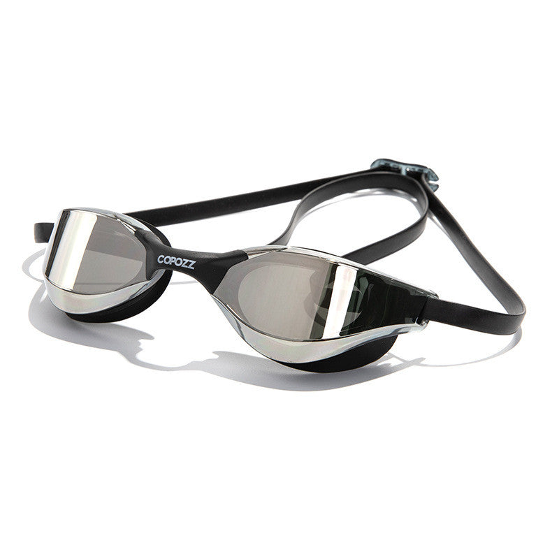 HD Waterproof Anti-Fog Plated Swimming Goggles