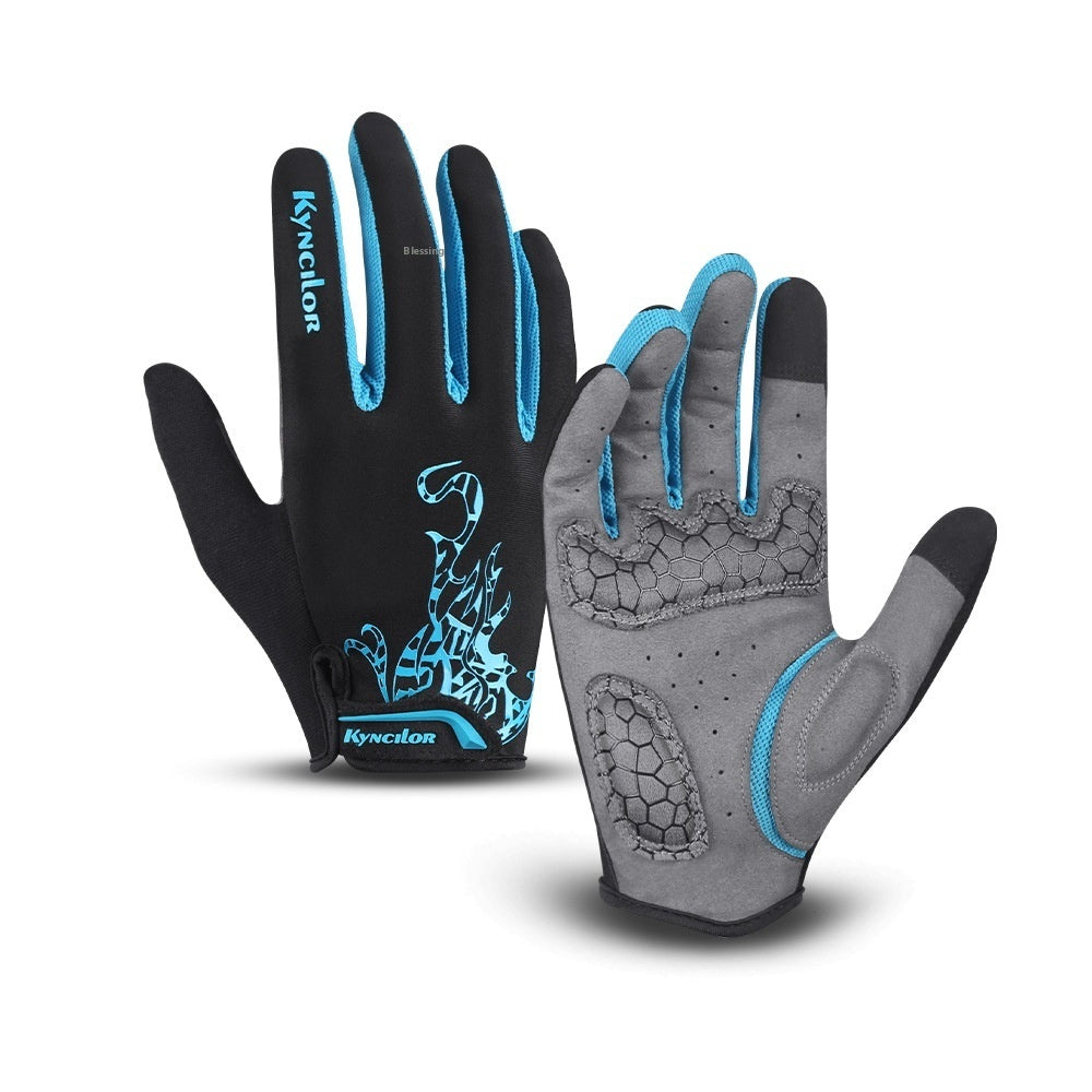 Outdoor Mountain Bike Breathable Shock-Absorbing Wear-Resistant Cycling Gloves