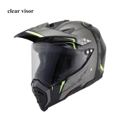 Dual Use Full Face Motorcycle Off Road Helmet Unisex Four Season