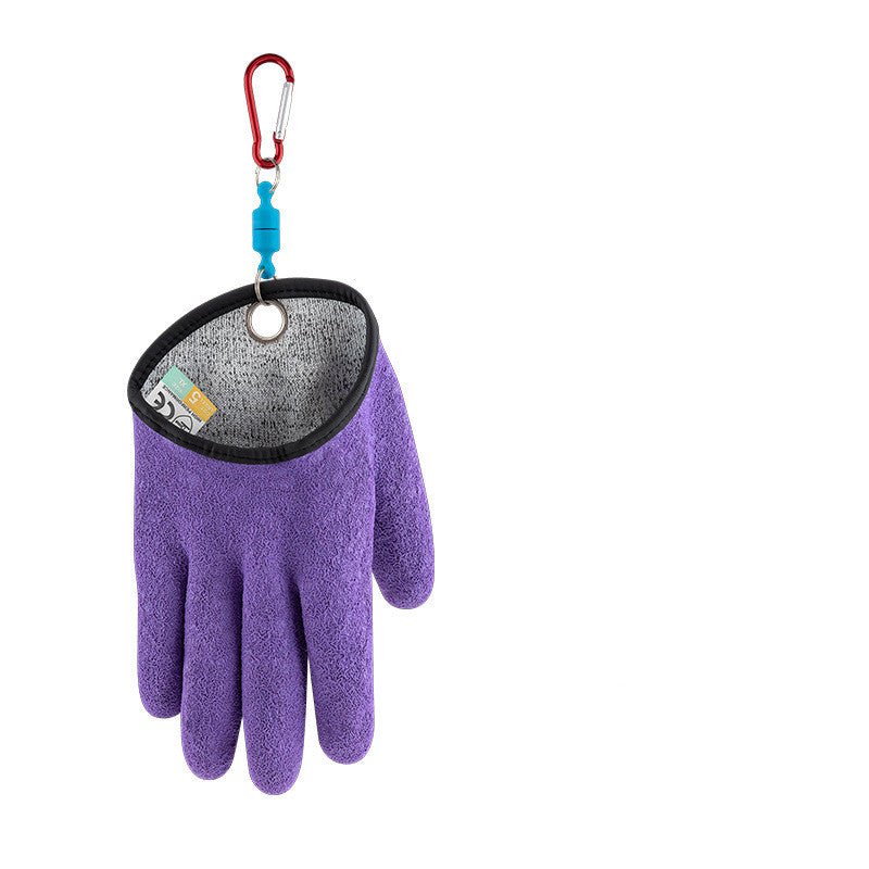 Professional Catch Fish Latex Hunting Gloves Left Right