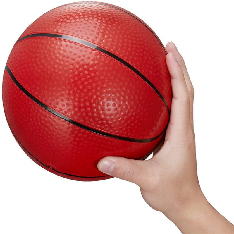 Rubber PVC Inflatable Basketball For Kids Outdoor Sports Durable