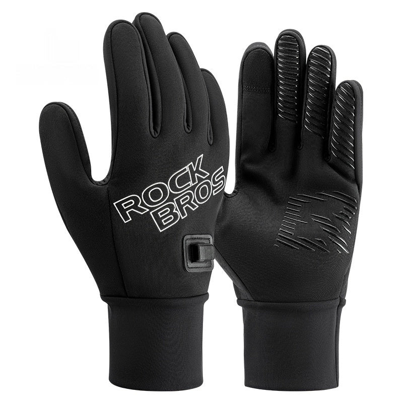 Charging Heated Touchscreen Compatible Cycling Gloves