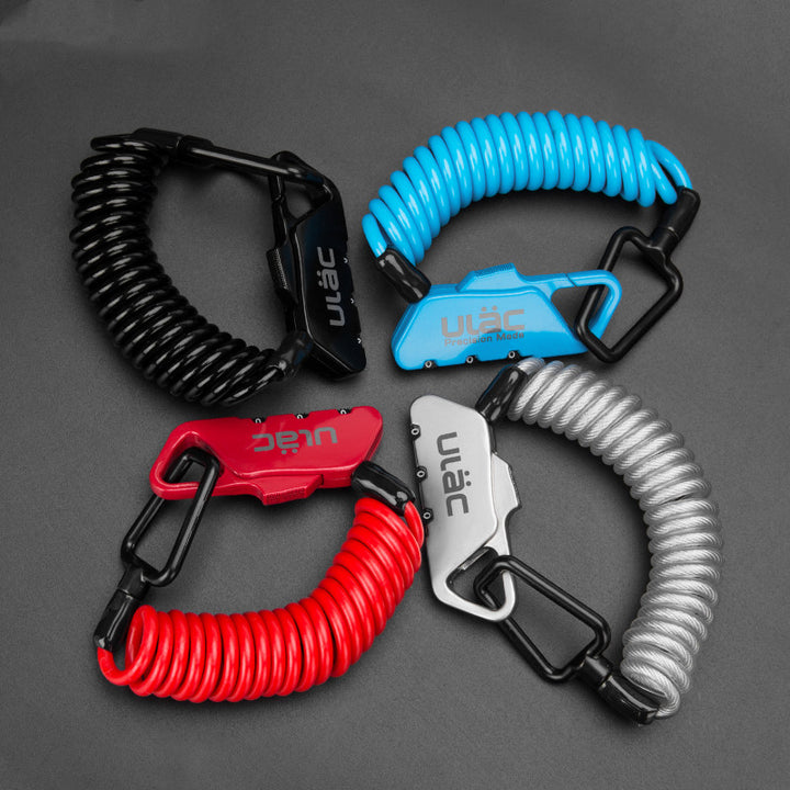 ULAC Portable Helmet Luggage Bike Lock