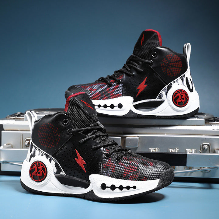 Children’s Mesh Non-Slip Wear-Resistant Basketball Shoes