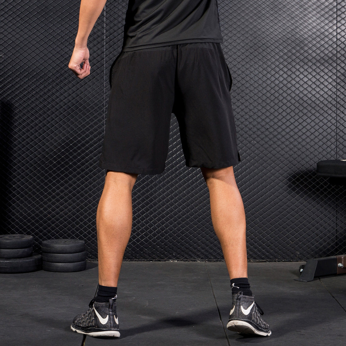 Reflective Basketball Shorts Sports Training Breathable Quick Dry