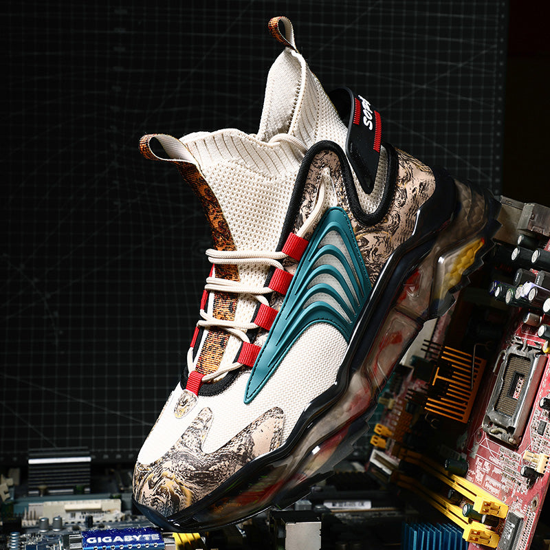 Breathable Mesh Running Basketball Shoes For Sports And Leisure
